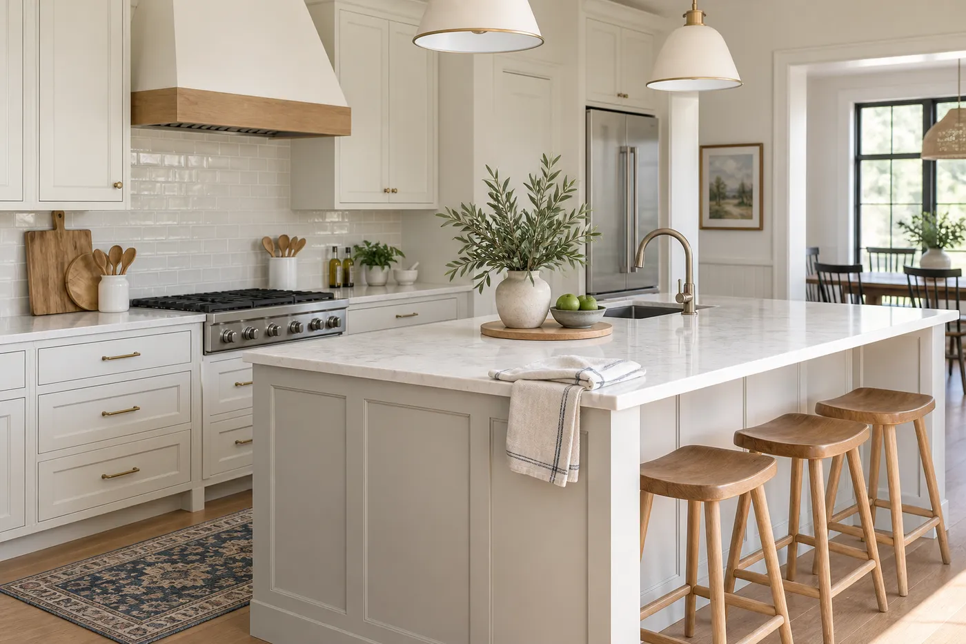 Bright, clean concept kitchen